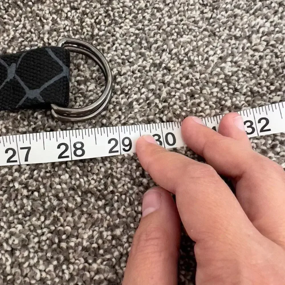 Kohls Black Patterned D-Ring Belt for Boy